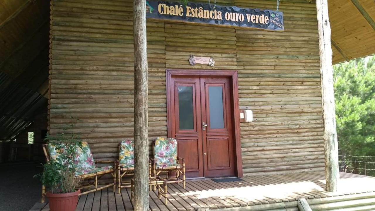 Chale Estancia Ouro Verde Lages Eksteriør bilde